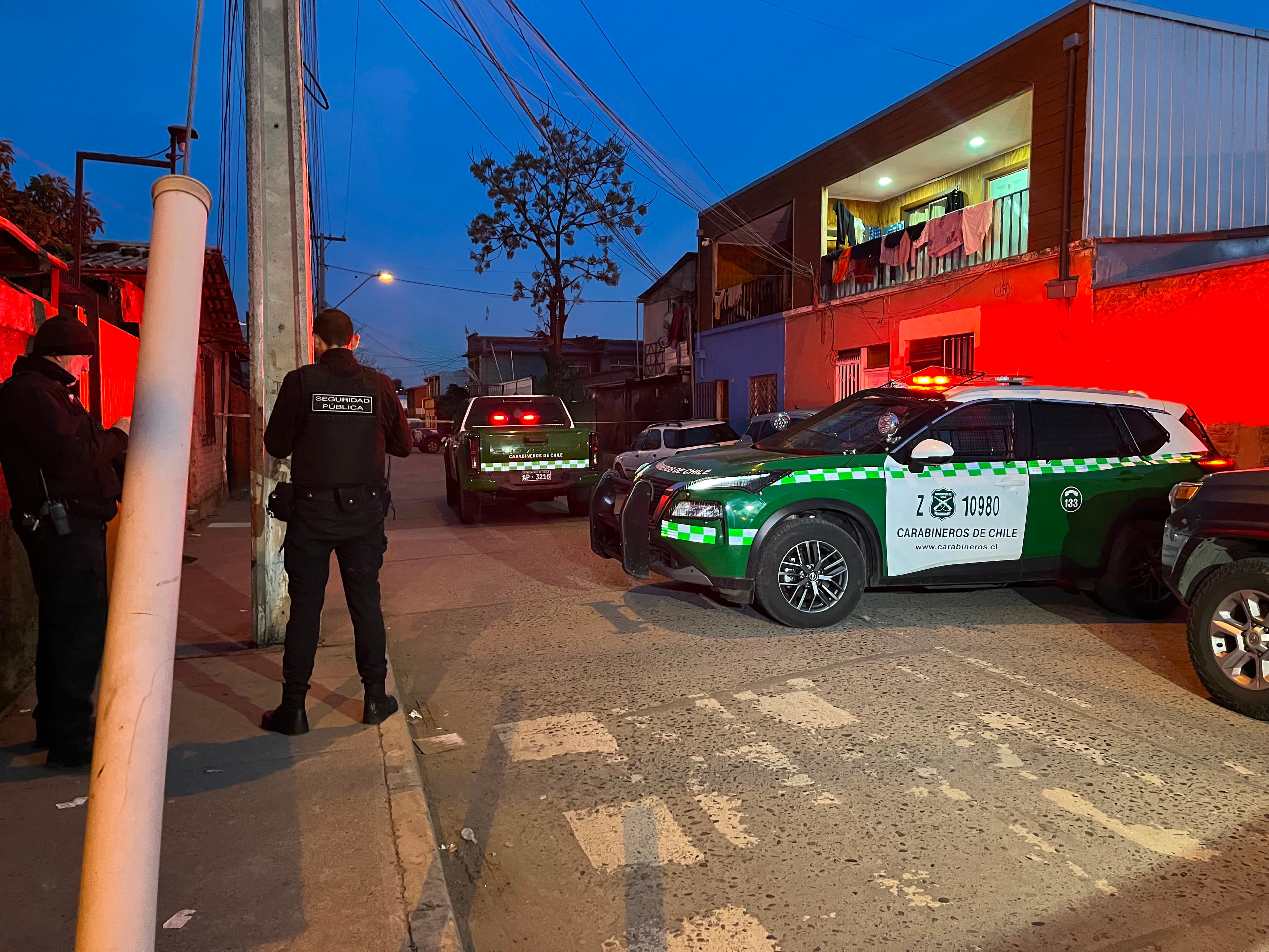 HOMBRE MUERE TRAS RECIBIR MÚLTIPLES DISPAROS EN CONCHALÍ
